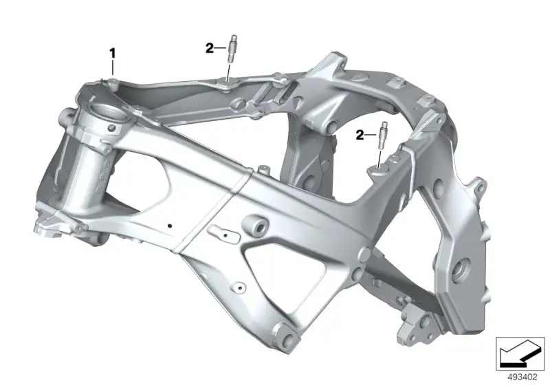 BMW Hauptrahmen K67 46518388867