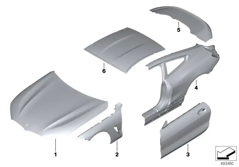 BMW Dachaussenhaut G15 41007494433 - Bildposition 06