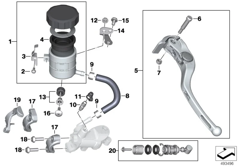 BMW Halter K67 32728382759