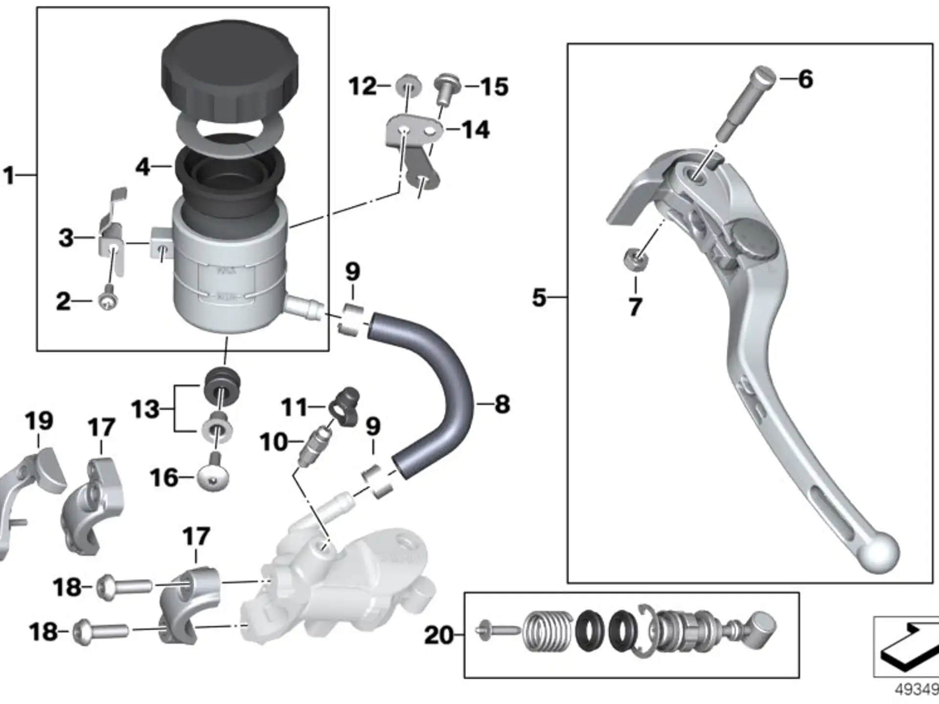 BMW Halter K67 32728382759
