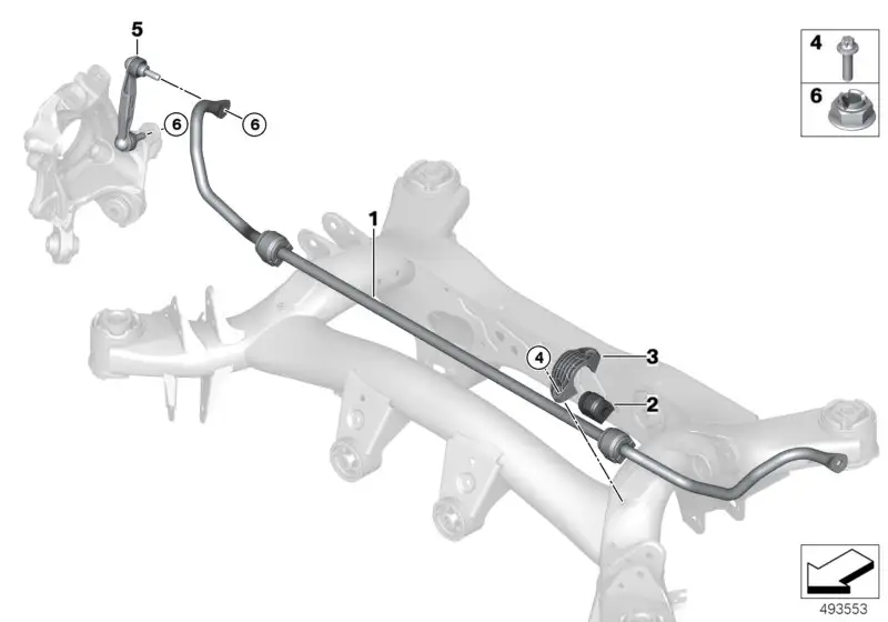 BMW Haltebügel Stabilisator 33556865708