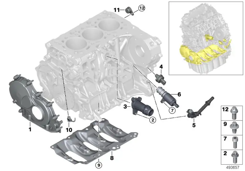 BMW Magnetventil F10 F11 F15 F16 F20 F21 F22 F23 F25 F26 F30 F31
