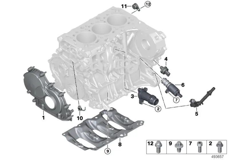 BMW Öldrucksensor F20 F21 F45 F46 F48 F54 F55 F56 F57 F60 1261857