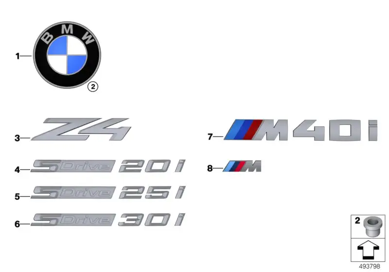 BMW Schriftzug 51148073117 - Bildposition 07
