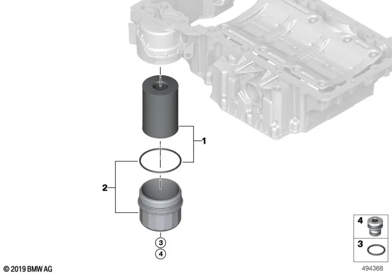BMW Verschlussschraube E70 E71 E72 F01 F02 F04 F06 F07 F10 F11 F1