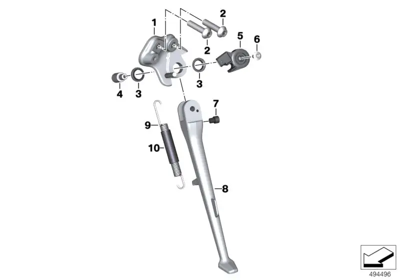 BMW Seitenstütze K67 46538361541
