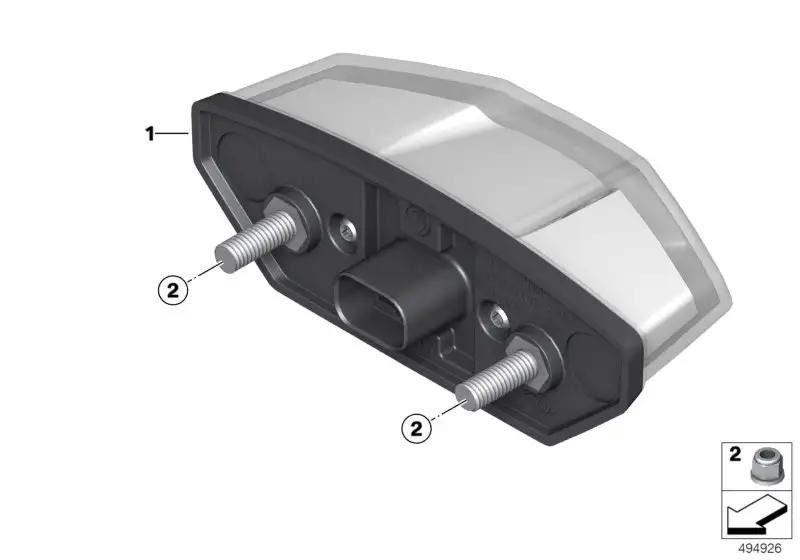 BMW LED-Heckleuchte K09 63218558691
