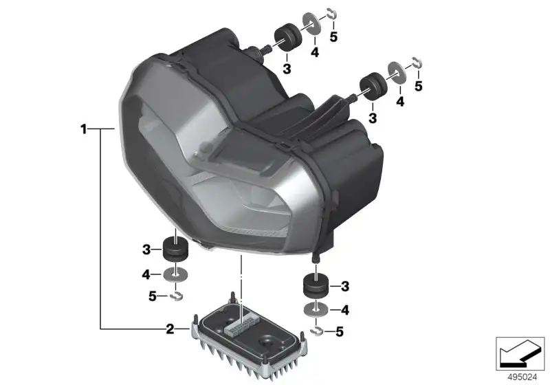 BMW LED-Scheinwerfer K09 63128557221