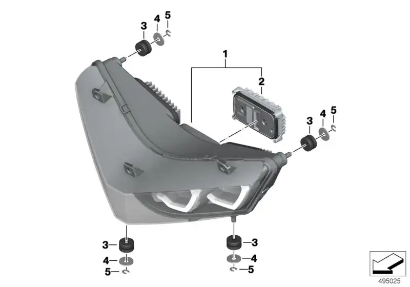 BMW LED-Scheinwerfer K08 63128558685