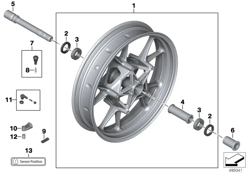 BMW Wellendichtring K29 K40 K42 K43 K44 K46 K47 K48 K61 K67 K69 3