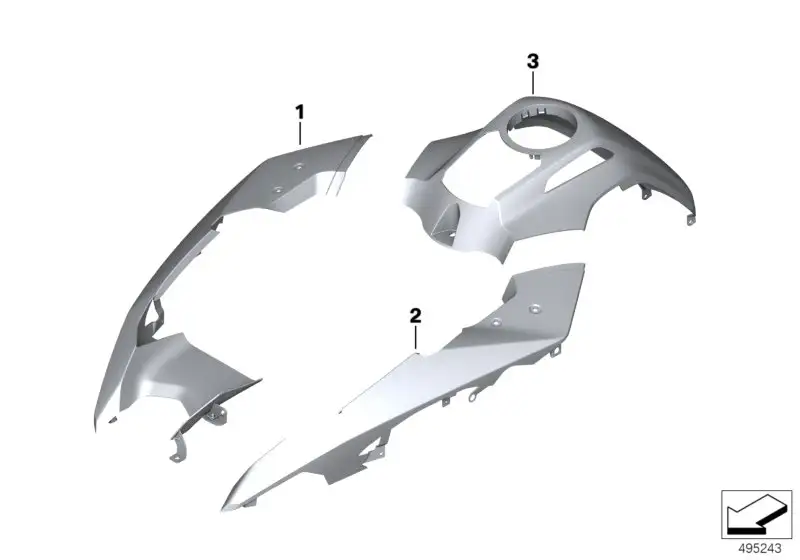 BMW Schriftzug links K51 51148409373