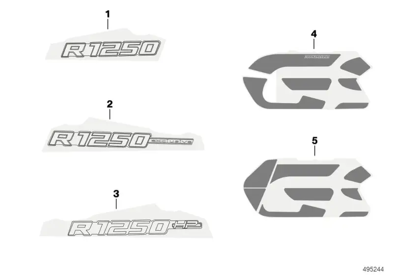 BMW Schriftzug links K51 51148406697
