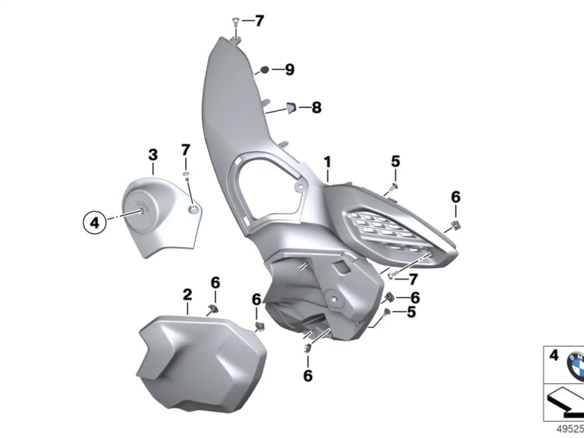 BMW Deckel 46638564062