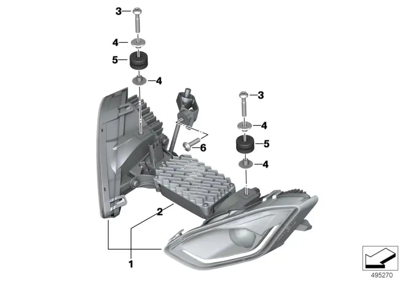 BMW LED-Scheinwerfer K67 63128556880