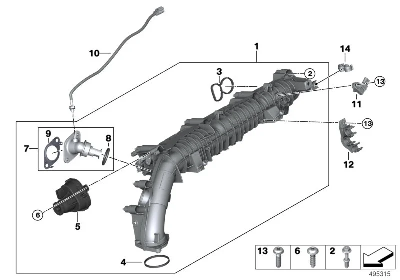 BMW Profildichtung G01 G02 G05 G06 G07 G11 G12 G14 G15 G16 G20 G21 G30 G31 G32 11618579879