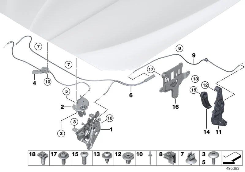 BMW Einstellelement F06 F10 F11 F12 F13 51647200440