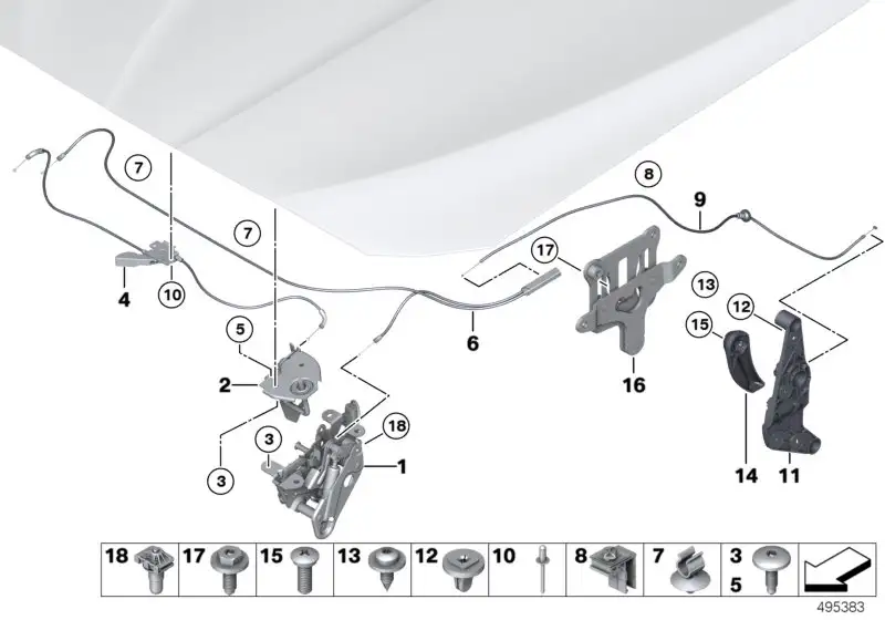 BMW Einstellelement F06 F10 F11 F12 F13 51647200440