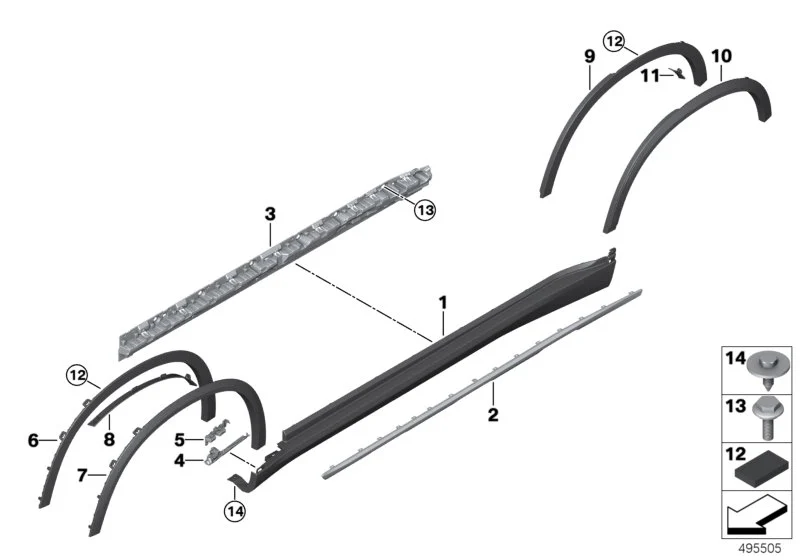 BMW Schaumband F95 F96 G05 G06 G07 51777476217