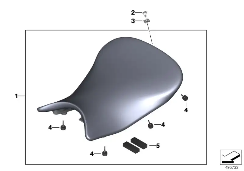 BMW Sitzbank K67 52538569714