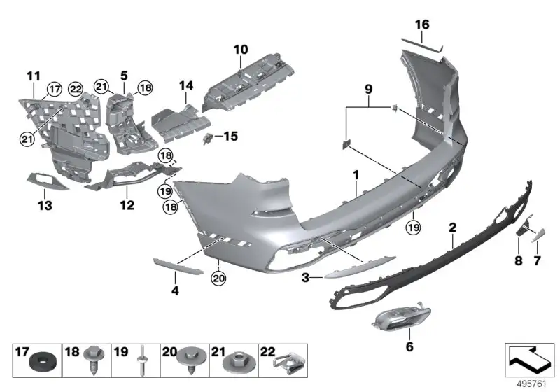 BMW Abdeckung Abschleppöse hinten G07 51128093923