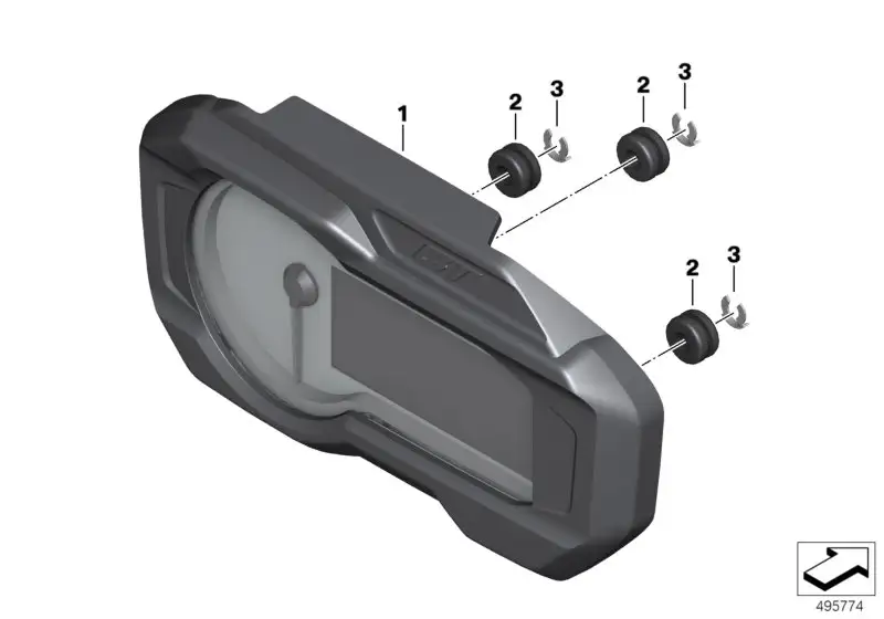 BMW Instrumentenkombination 62119445129