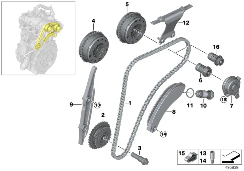 BMW Verstelleinheit Auslassnockenwelle F20 F21 F22 F23 F30 F31 F3
