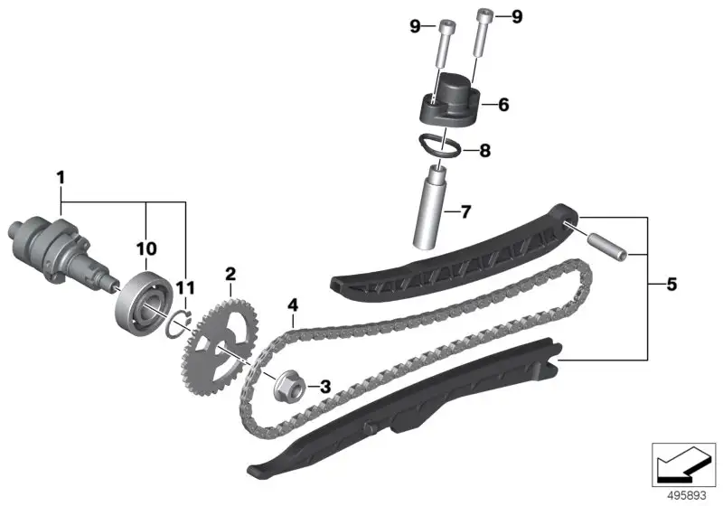 BMW Steuerkette K08 K09 11318552271