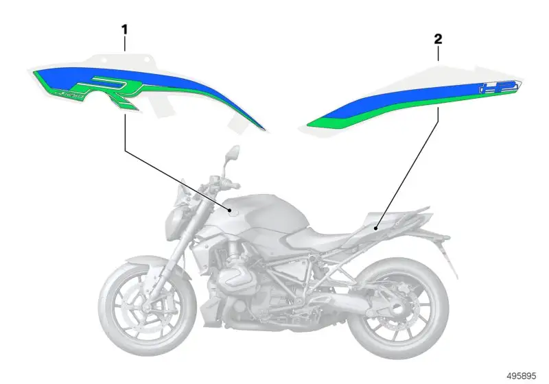 BMW Dekor rechts K53 51148406396