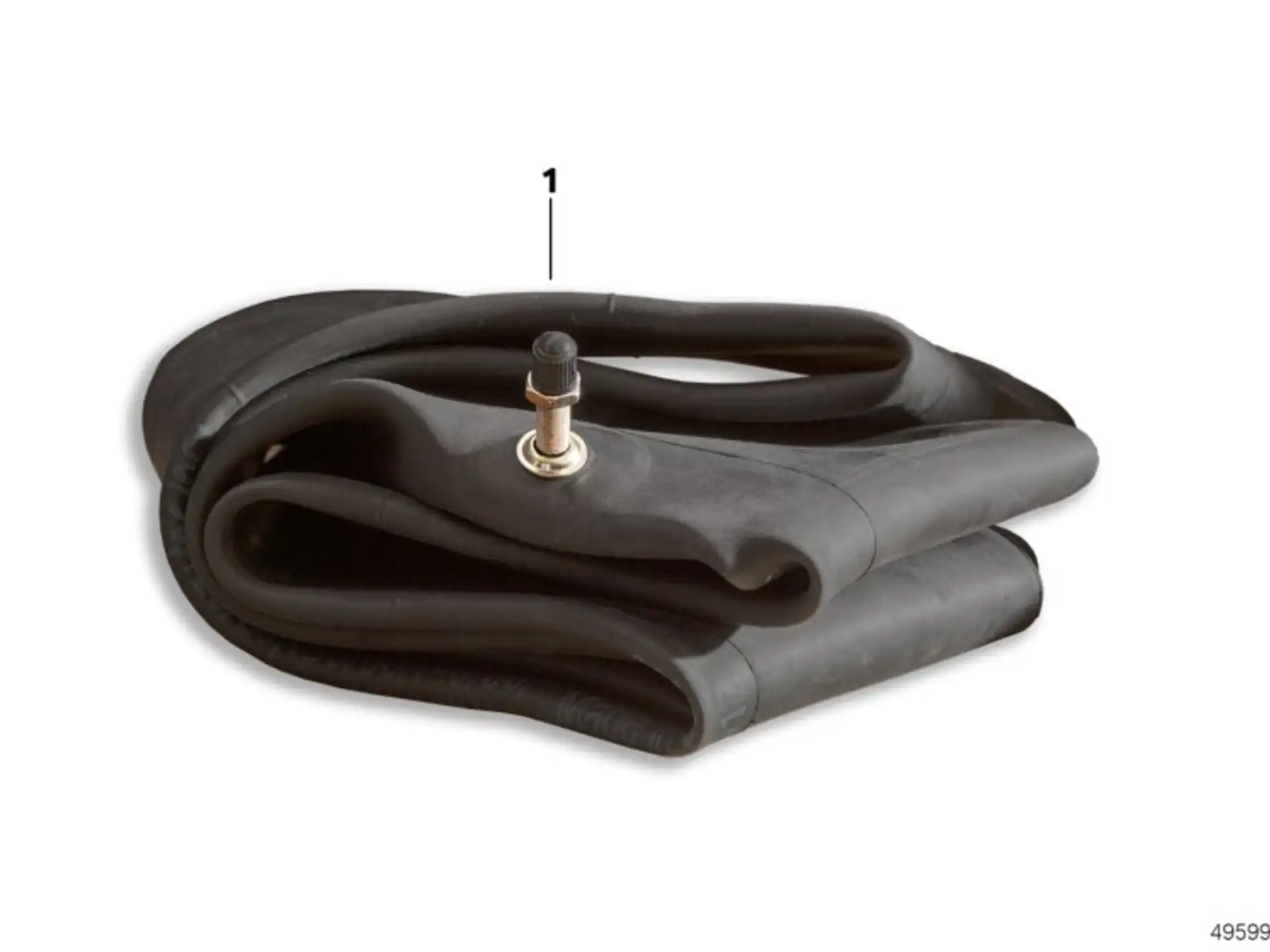 BMW Reifenschlauch 17"mit Ventil 34G naturkautschuk naturkautschuk K21 K22 K23 K27 K32 36322464407