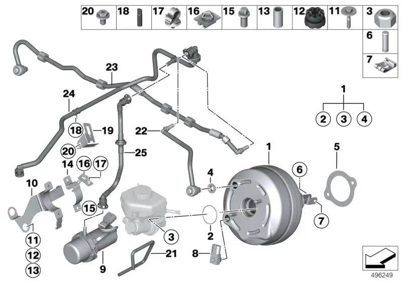 BMW Unterdruckpumpe F01 F02 F10 34336857404