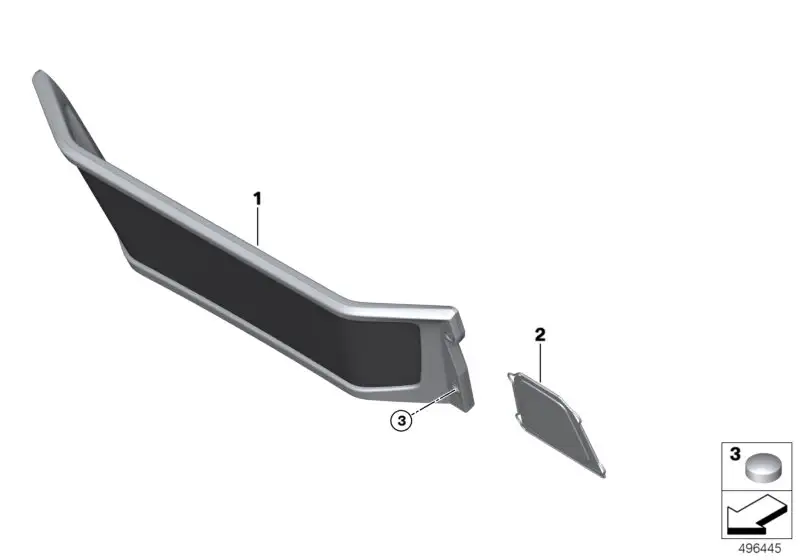 BMW Windschott G29 M40i 54349481141 - Bildposition 01