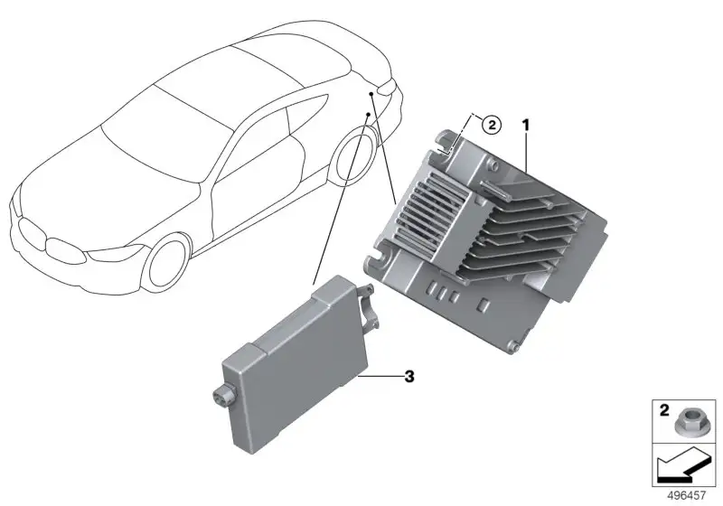 BMW CI Plus Modul - TV Karte F90 F91 F92 F93 F95 F96 F97 F98 G01