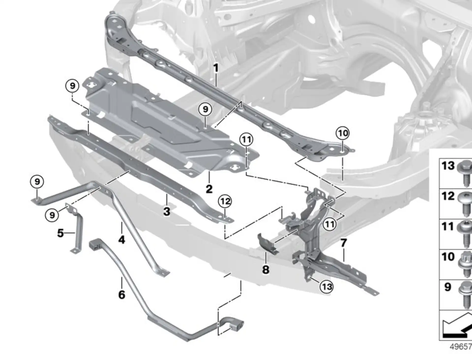 BMW Querverbindung vorn G20 G21 51647422287