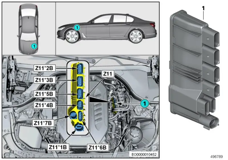 BMW Integriertes Versorgungsmodul G01 G02 G05 G06 G07 G11 G12 G14