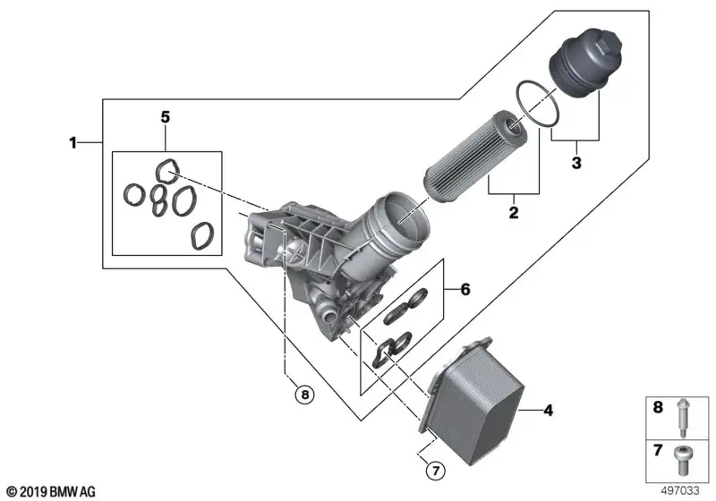 BMW Dichtungssatz F20 F21 F22 F23 F30 F31 F32 F33 F34 F36 G01 G02