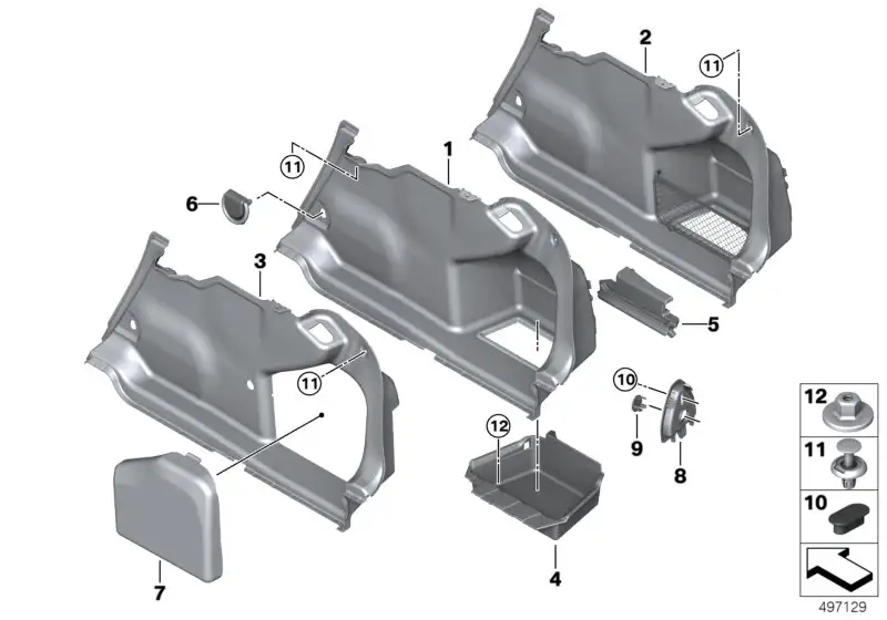 BMW Abdeckung Taster 51477396474 - Bildposition 09
