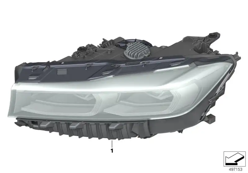 BMW Scheinwerfer Laserlicht links 63119450231 - Bildposition 01