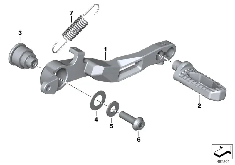 BMW Trittstück K50 K51 35218405788