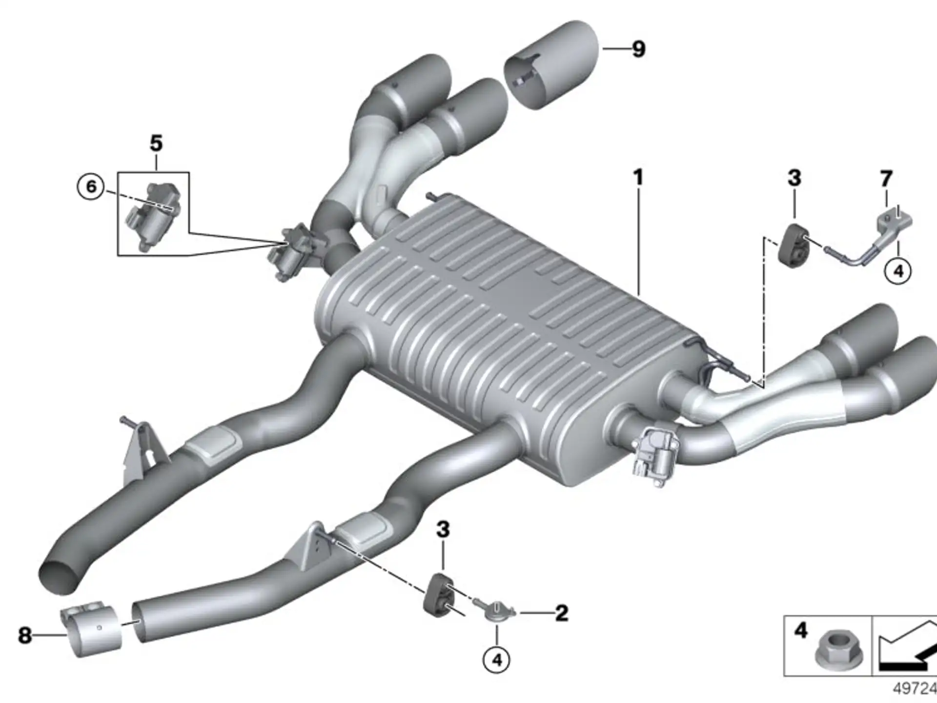BMW Stellantrieb Abgasklappe F97 F98 18308746829
