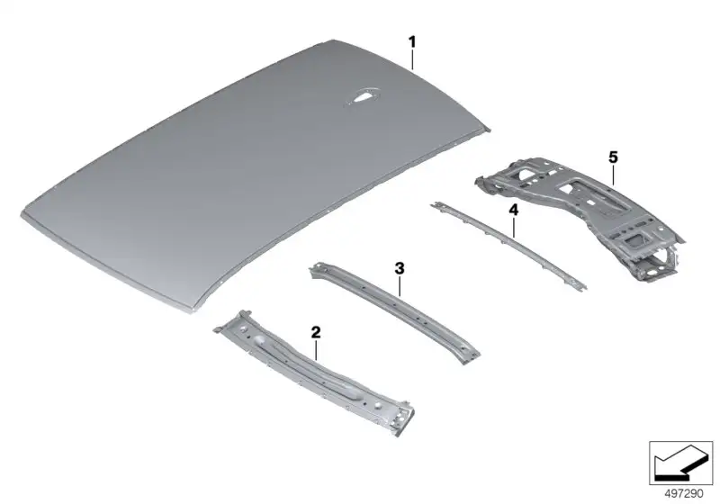 BMW Dachaussenhaut G21 41007488127