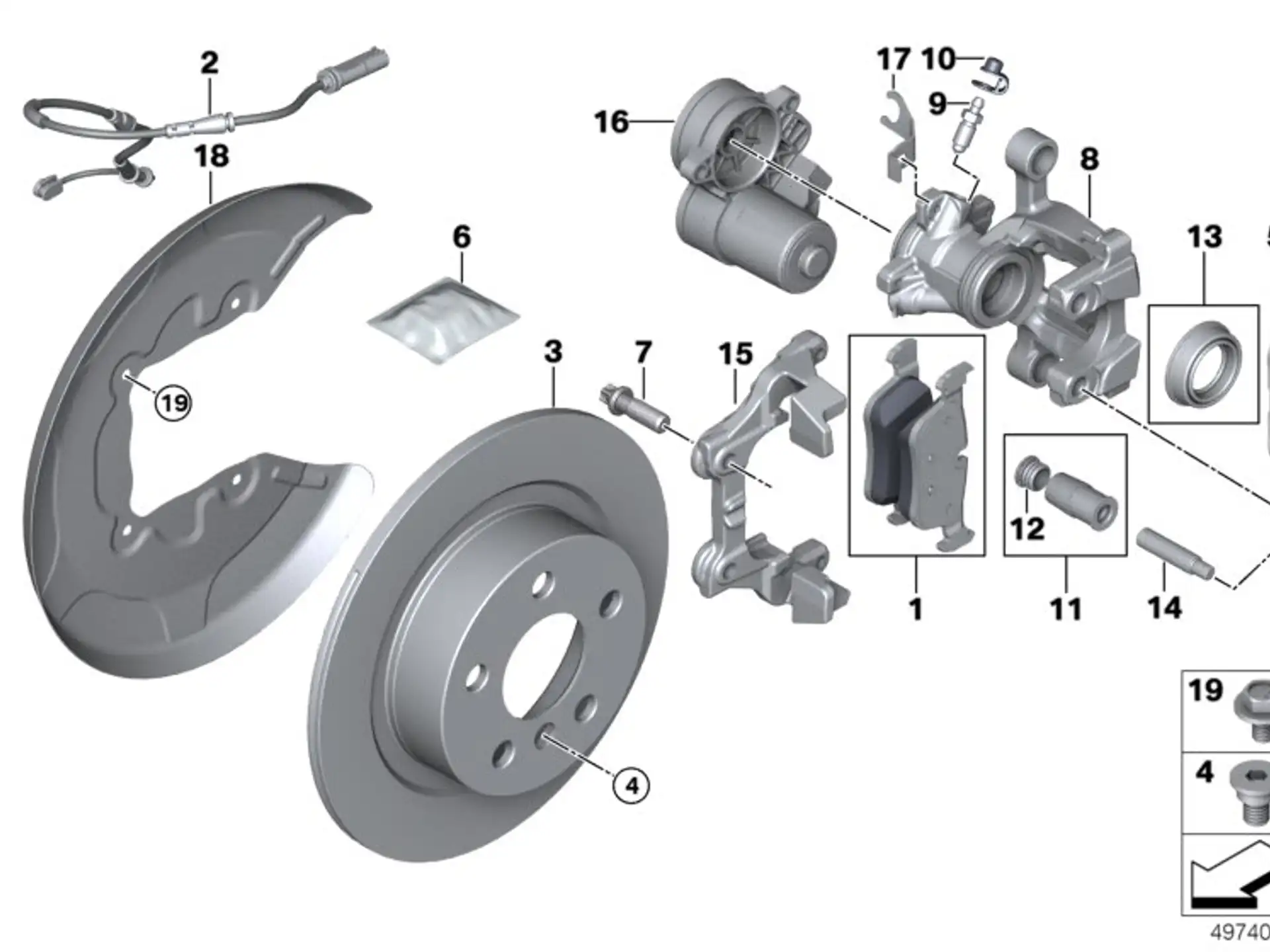 BMW Bremsscheibe belüftet F39 F20 F44 F54 F60 34216799371