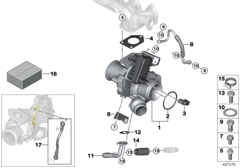 BMW Turbolader 11658514665