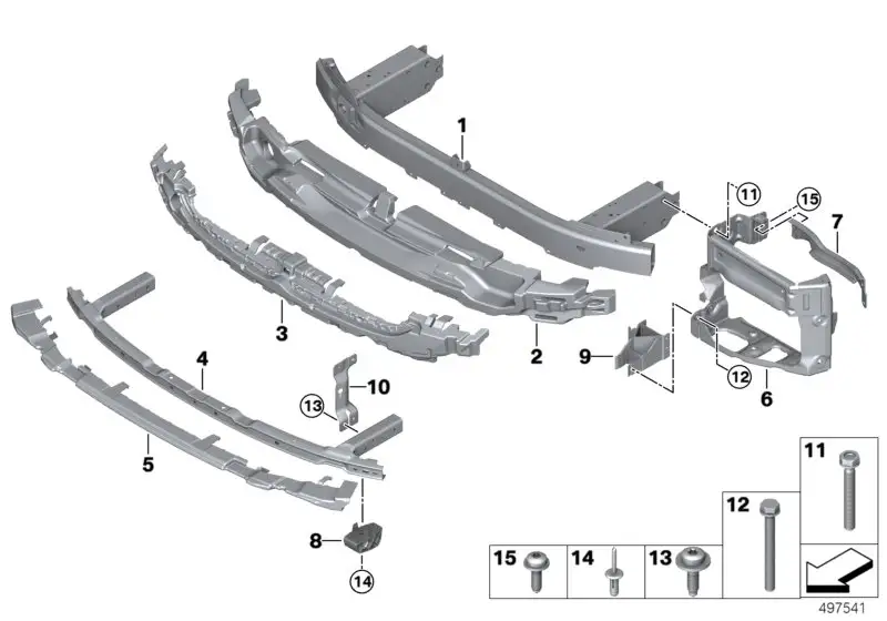 BMW Stossabsorber oben G11 G12 51118073986 - Bildposition 02