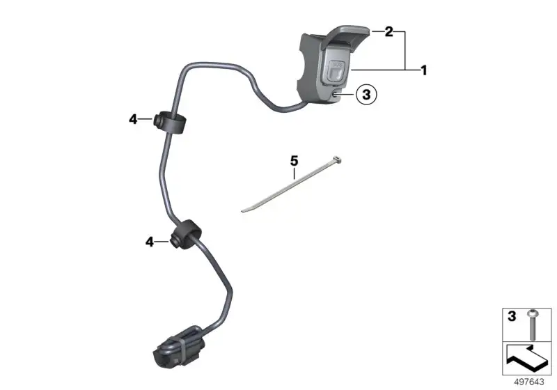 BMW Klappe Bedieneinheit Notrufsystem K48 K61 61318388773