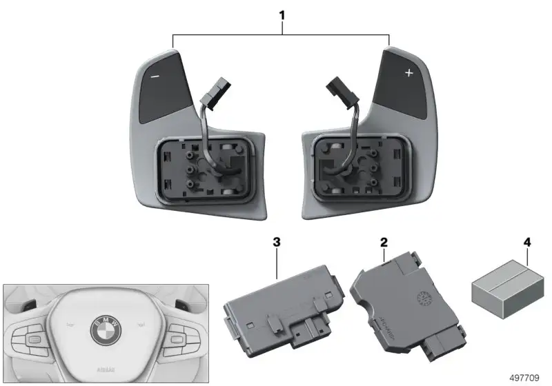 BMW Lenkradelektronik G01 G02 32306886925