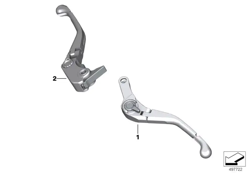 BMW Kupplungshebel M verstellbar 32725B672D9 - Bildposition 01