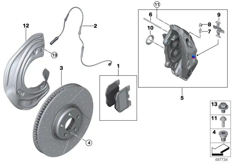 BMW Staubschutzmanschette E31 E38 F97 F98 G01 G02 G05 G06 G07 G11