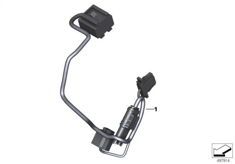 BMW Leitung Entriegelung Funkgerätekasten K80 K81 61128409494