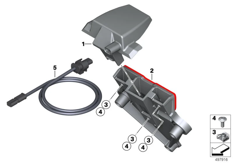 BMW Grundträger K34 K67 K69 63218525575