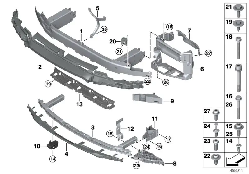 BMW Stossabsorber oben G11 G12 51117358793